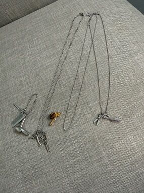 Silver Hairdresser Scissor & Comb Necklace - Stylish Women’s Jewelry bundle